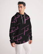 Load image into Gallery viewer, TruthorTruth Signature Black &amp; Fuchsia  Men&#39;s Hoodie
