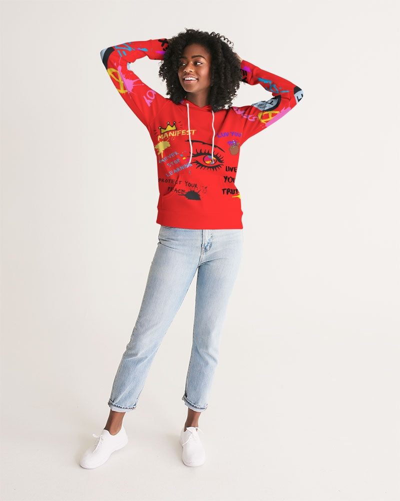 Good Vibes Red Women's Hoodie