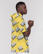 Load image into Gallery viewer, TruthorTruth Yellow Men&#39;s Premium Heavyweight Short Sleeve Hoodie
