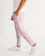 Load image into Gallery viewer, TruthorTruth Pink and White Signature Men&#39;s Joggers
