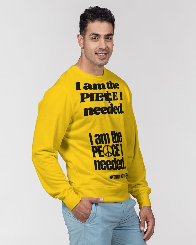 I am... Men's Classic French Terry Crewneck Pullover