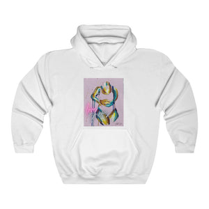 Love Yours by Nikkishah Suarez Unisex Heavy Blend™ Hooded Sweatshirt