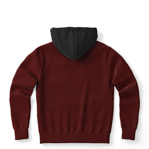 Maroon and Black Hoodie