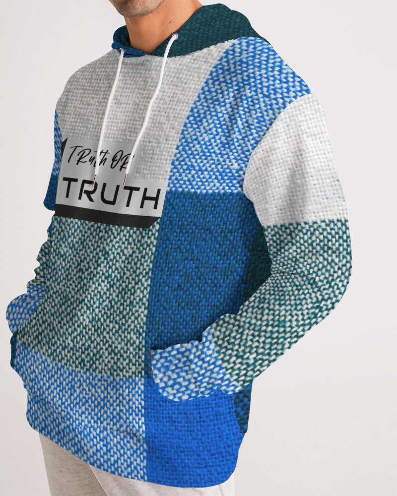 Blue Plaid TruthorTruth  Men's Hoodie