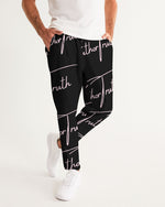 Load image into Gallery viewer, TruthorTruth Signature  Black &amp; Pink Men&#39;s Joggers
