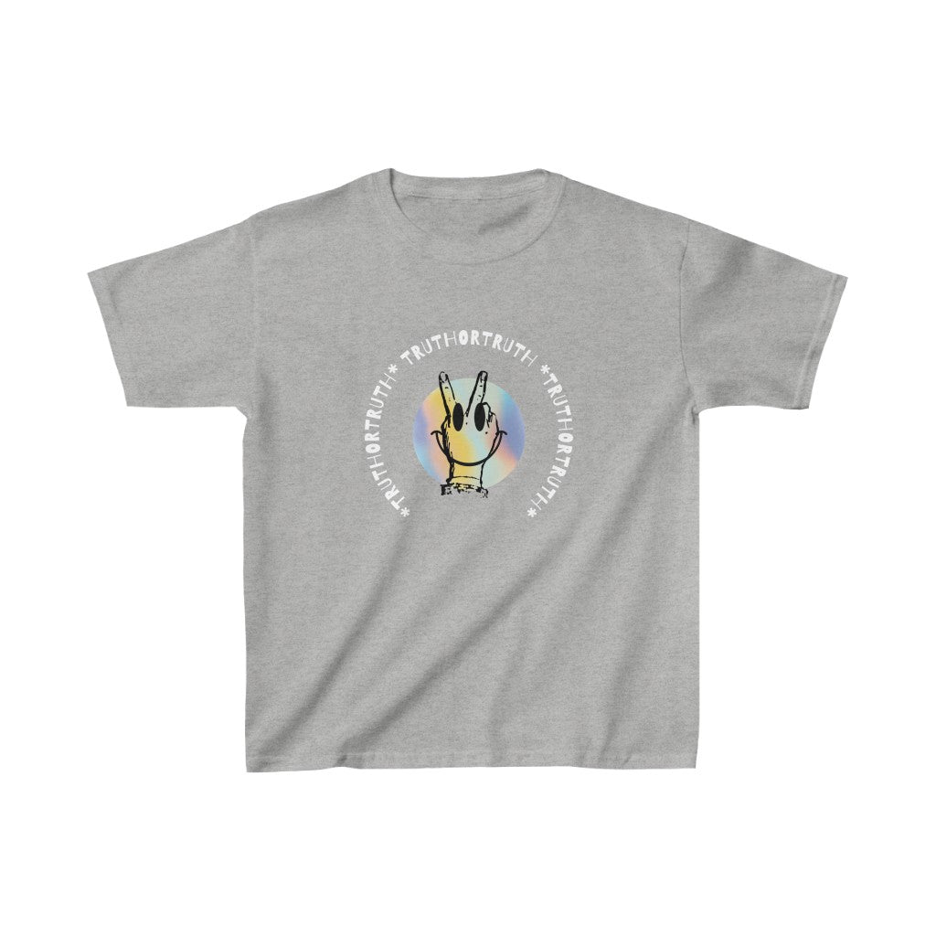 Peace and Smile Kids Heavy Cotton Tee