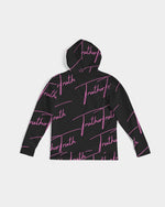 Load image into Gallery viewer, TruthorTruth Signature Black &amp; Fuchsia  Men&#39;s Hoodie
