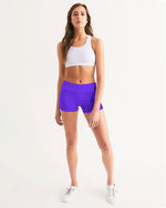 Load image into Gallery viewer, Purple Women&#39;s Mid-Rise Yoga Shorts
