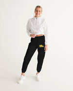 Load image into Gallery viewer, Black &amp; Yellow Women&#39;s Track Pants
