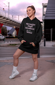 Stronger Than I Realized Women's Hoodie Dress (AOP)