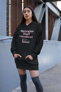 Stronger Than I Realized Women's Hoodie Dress (AOP)