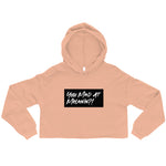 Load image into Gallery viewer, You Mad Crop Hoodie

