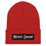Load image into Gallery viewer, Black Queen Cuffed Beanie
