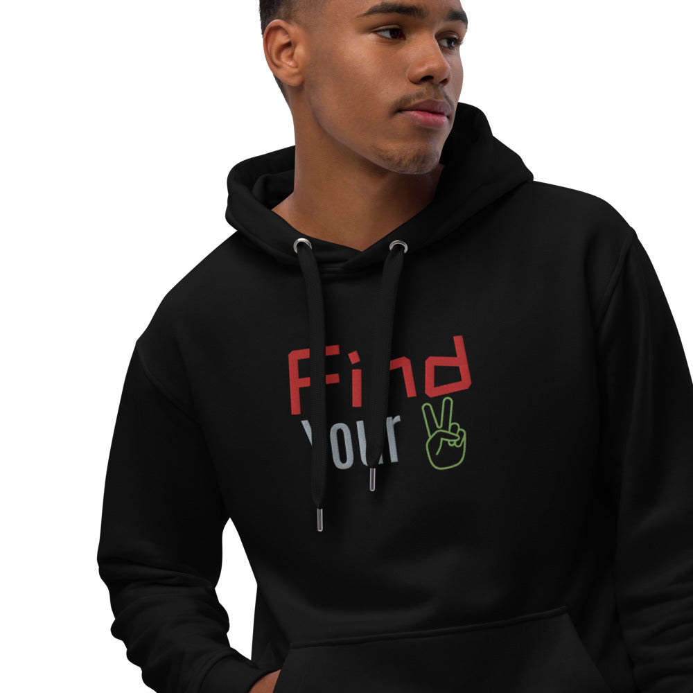 Find Your Peace Premium eco hoodie