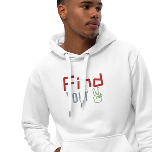 Find Your Peace Premium eco hoodie