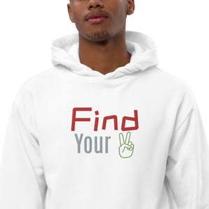 Find Your Peace Premium eco hoodie