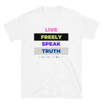 Load image into Gallery viewer, Live Freely Speak Truth Short-Sleeve Unisex T-Shirt
