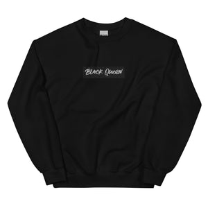 Black Queen Embroidered Unisex Sweatshirt