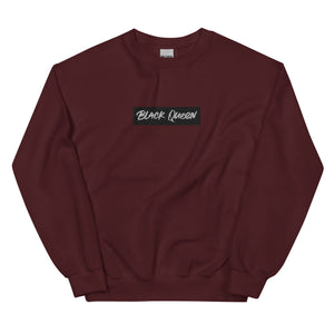 Black Queen Embroidered Unisex Sweatshirt