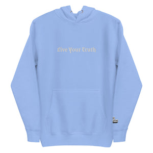 Live Your Truth Embroidered Unisex Hoodie