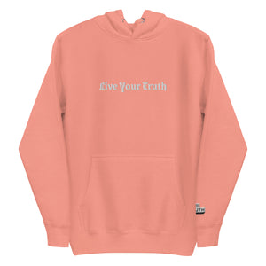 Live Your Truth Embroidered Unisex Hoodie