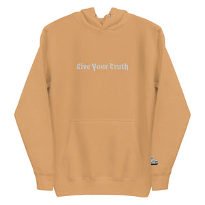 Live Your Truth Embroidered Unisex Hoodie