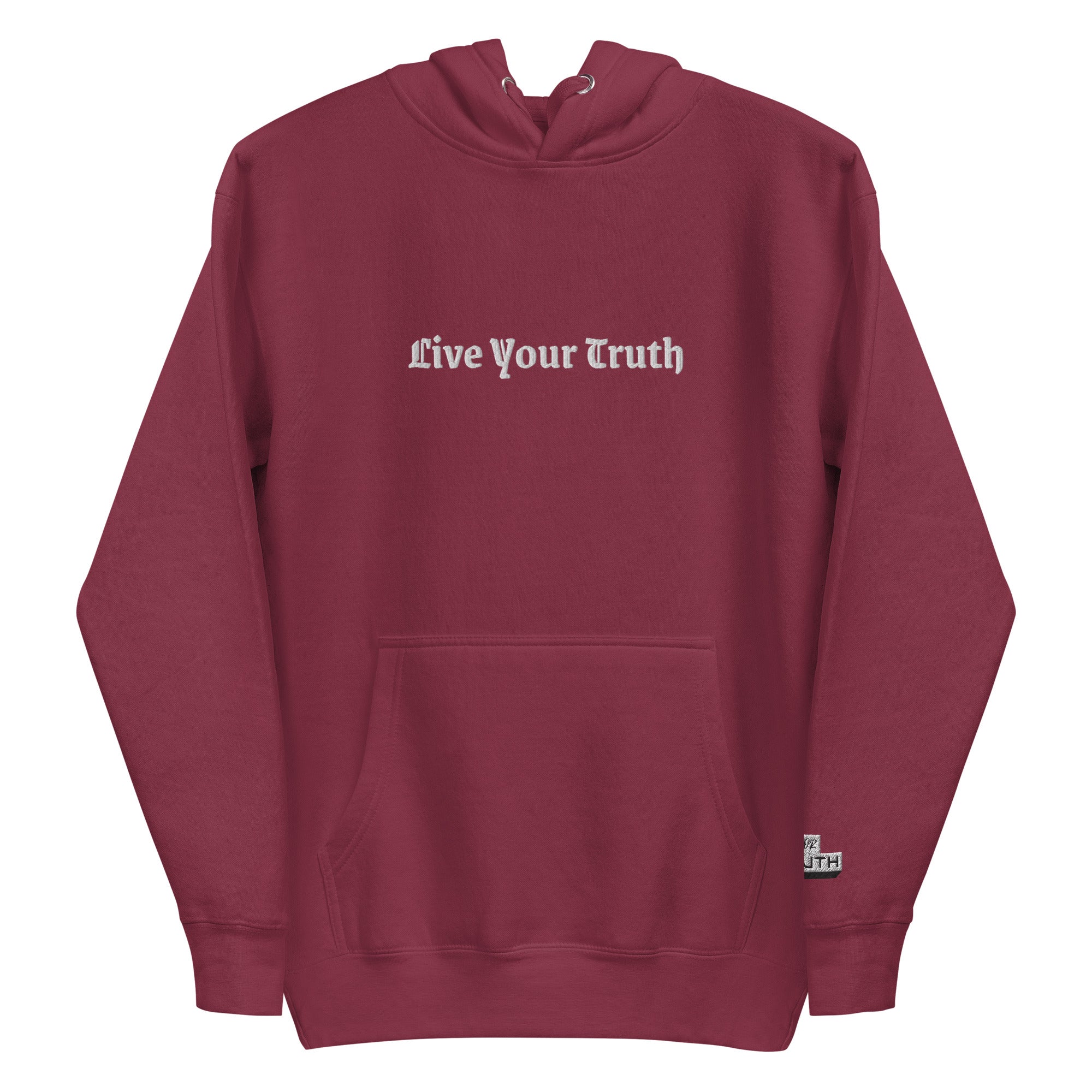 Live Your Truth Embroidered Unisex Hoodie