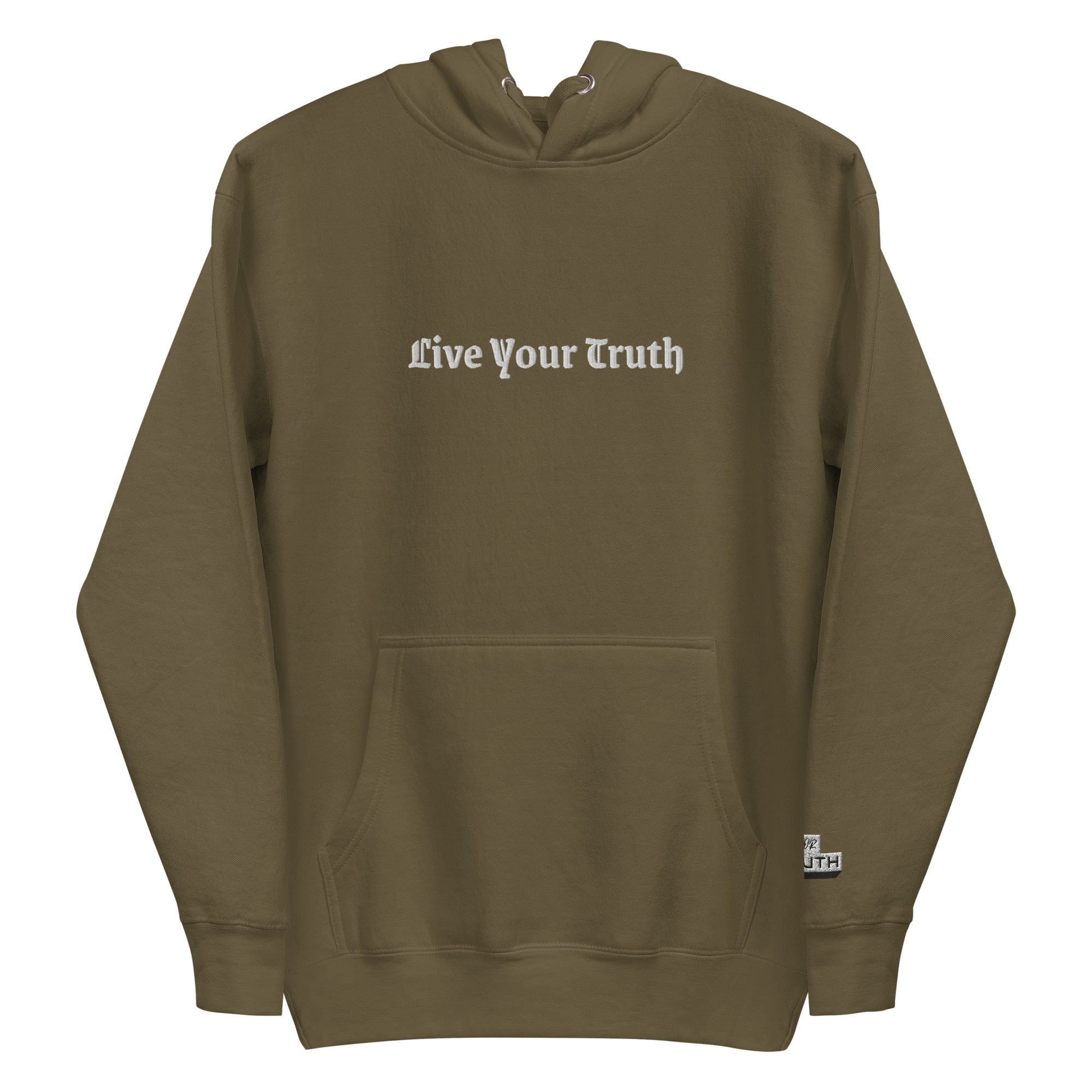 Live Your Truth Embroidered Unisex Hoodie