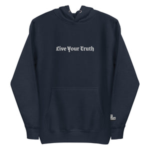 Live Your Truth Embroidered Unisex Hoodie