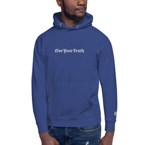 Live Your Truth Embroidered Unisex Hoodie